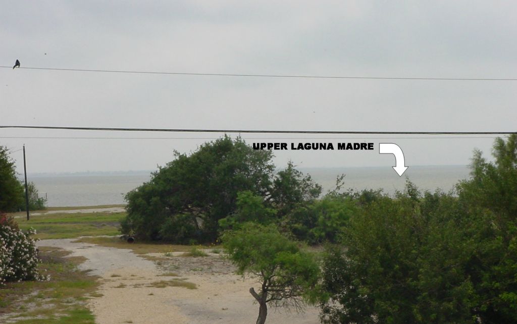 VIEW of the LAGUNA MADRE from POMPANO PLACE